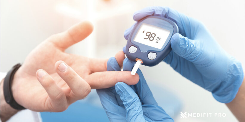 Glucometre for blood sugar level measurement Medifitpro.com